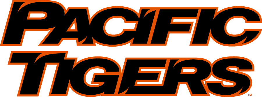 Pacific Tigers 1998-2003 Wordmark Logo diy DTF decal sticker